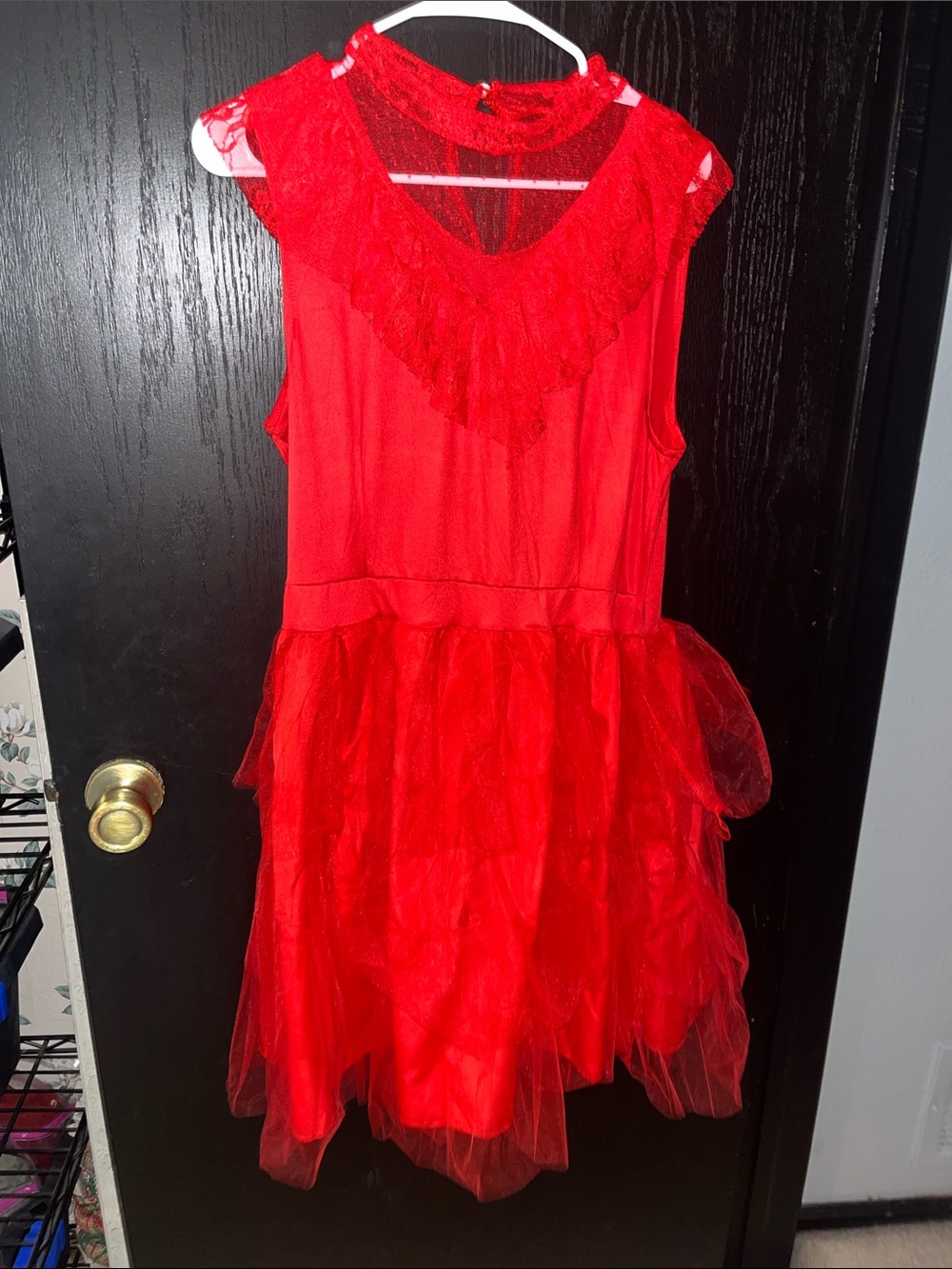 Red Tulle Dance Costume Dress for Girls NWOT